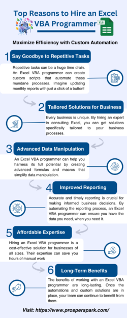Top Reasons to Hire an Excel VBA Programmer