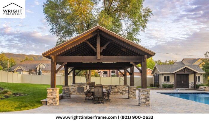 Wooden Pavilions Utah | Wright Timberframe