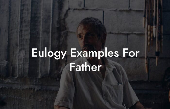 How to Write a Eulogy for Dad