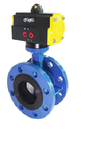 Pneumatic Actuated Butterfly Valve