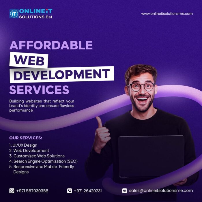 Online IT Solutions Provides Professional Web Development Services in Abu Dhabi