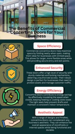 The Benefits of Commercial Concertina Doors for Your Business