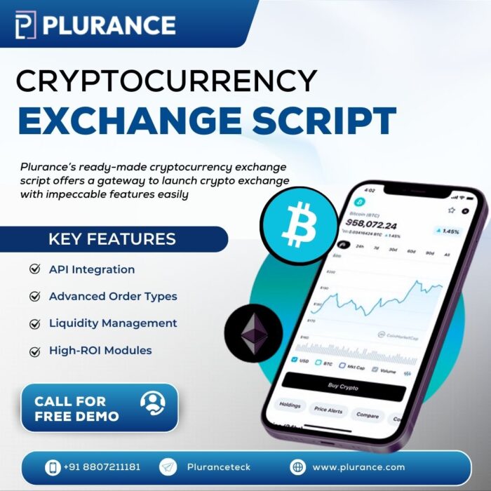 Plurance – Cryptocurrency Exchange Script