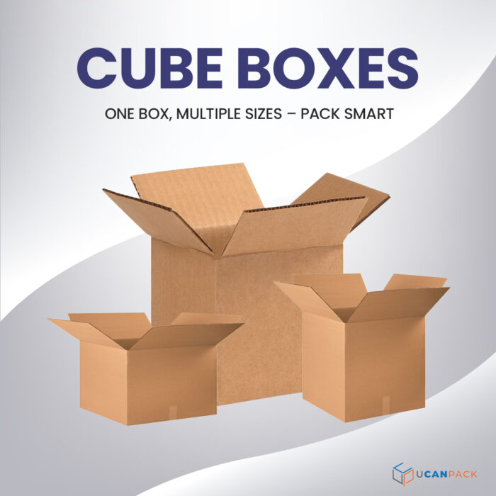 Cube Cardboard Boxes – Sturdy & Space-Efficient Packaging