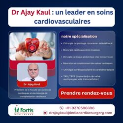 Dr.Ajay Kaul:un leader dans les soins cardiovasculaires