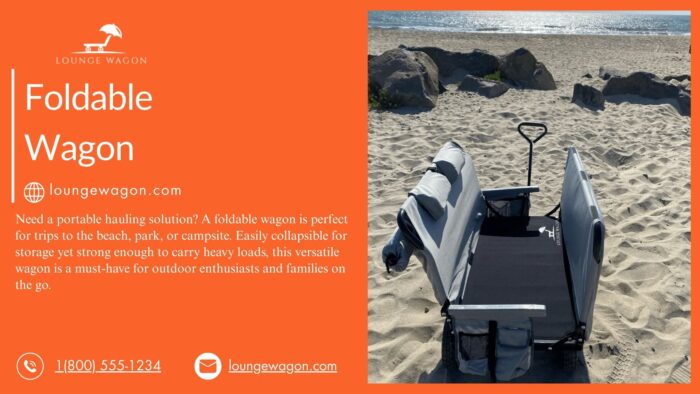 Foldable Wagon: Compact, Convenient, and Ready to Roll