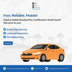 Fast & Reliable Mobile Roadworthy Certificates