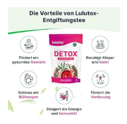 Lulutox Detox Tee Peach Flavor – Lulutox Tee Zum Abnehmen | Deutsch.
