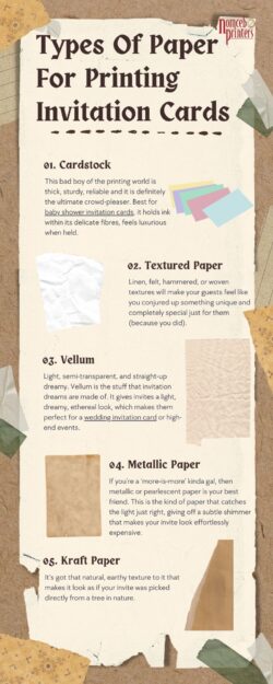 Types Of Paper For Printing Invitation Cards