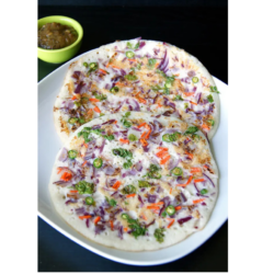 Onion Uthappam – Soft, Thick & Topped with Caramelized Onions