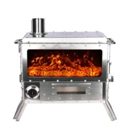 Modern Outdoor Compact Fireplace