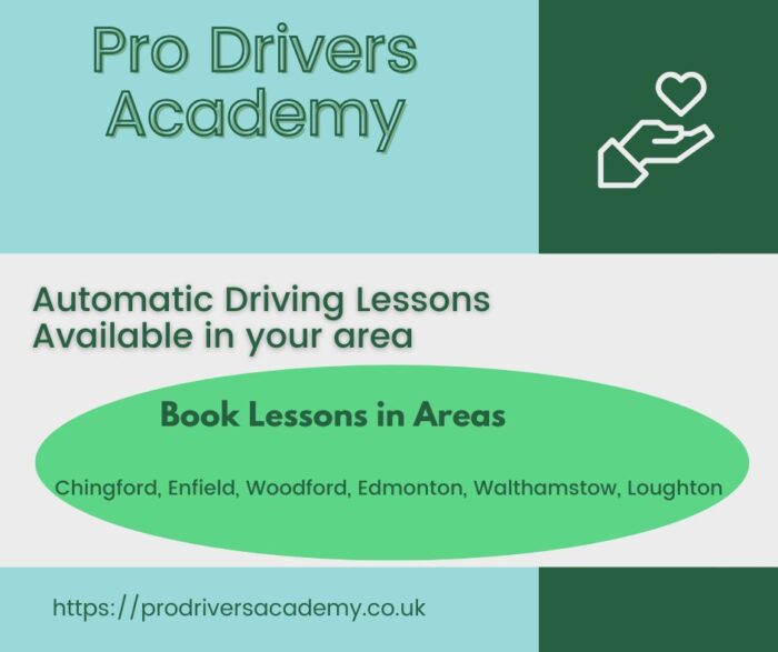 Automatic driving lessons in Chingford