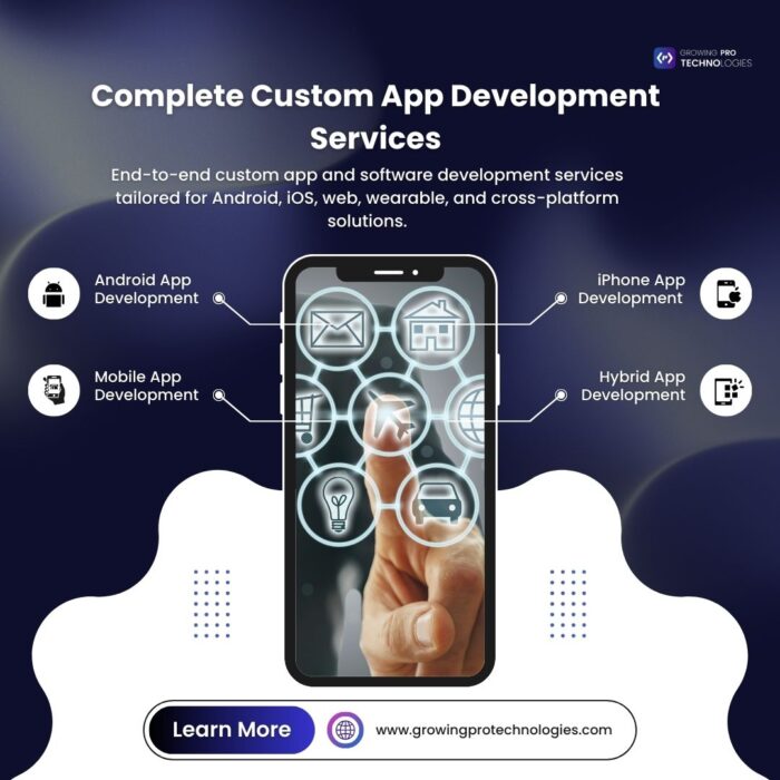 Custom App Development Services – Growing Pro Technologies
