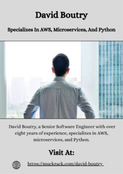 David Boutry – Specializes In AWS, Microservices, And Python