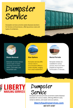 Reliable dumpster rental service