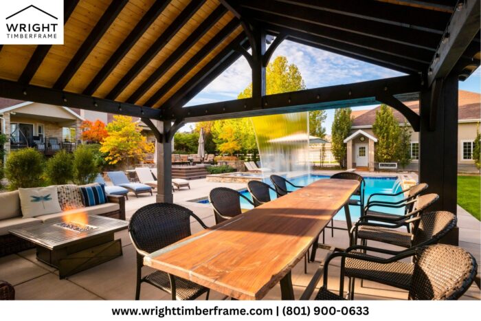 Pavilion For Backyard Utah | Wright Timberframe