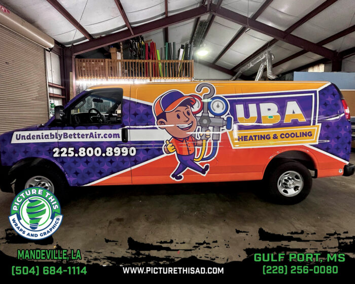 Stand Out with a Custom HVAC Van Wrap Design
