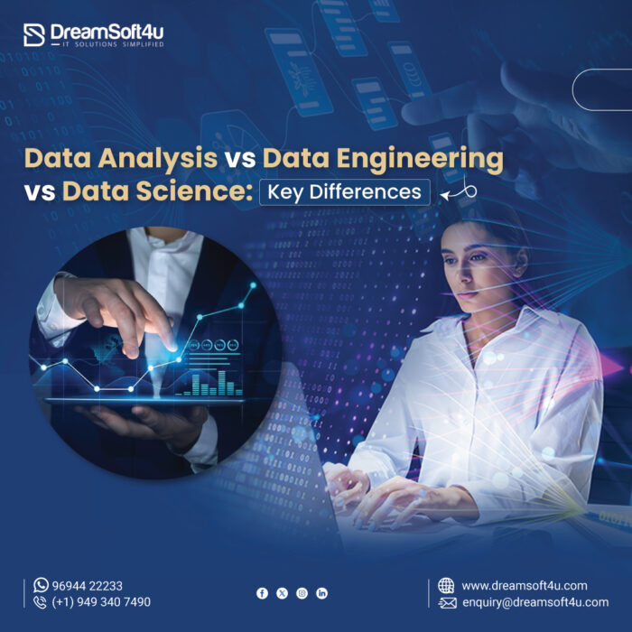 Data Analysis vs Data Engineering vs Data Science: Key Differences