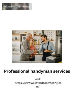 Professional handyman services