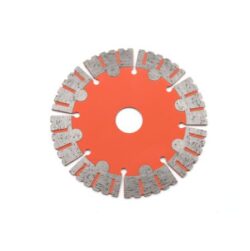 hot-pressed diamond turbo cutting blade with protective teeth
