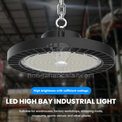 Commercial Industrial UFO LED High Bay Light Aluminum Waterproof IP65 100W to 400W