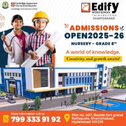 Edify School Hyderabad & Shamshabad – Among the Best CBSE Schools in Hyderabad