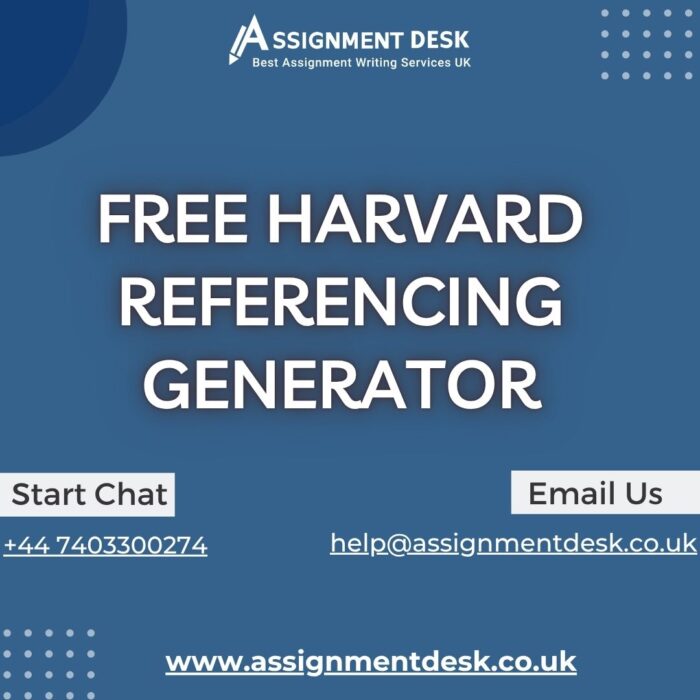 Free Harvard Referencing Generator