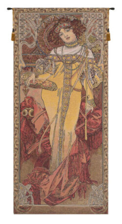 Embrace Timeless Elegance with the Young Lady Decorative Wall Tapestry