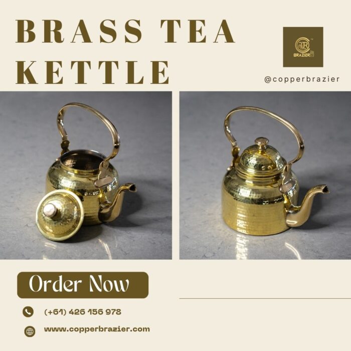 Brass Tea Kettle – Handcrafted Elegance with Everyday Function