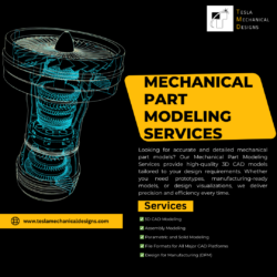 High-Precision Mechanical Part Modeling Services That Drive Engineering Excellence