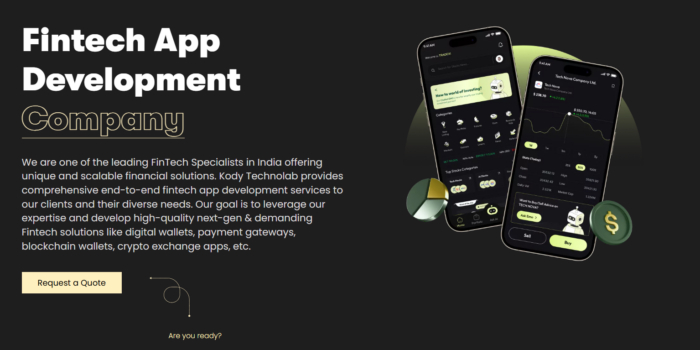 Fintech App Development Company in India