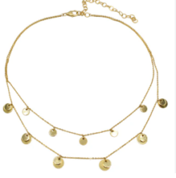 Gold Plated Pendant Necklace