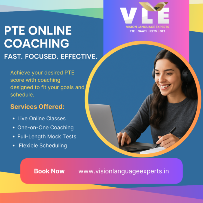 PTE Online Coaching | Fast, Focused, Effective