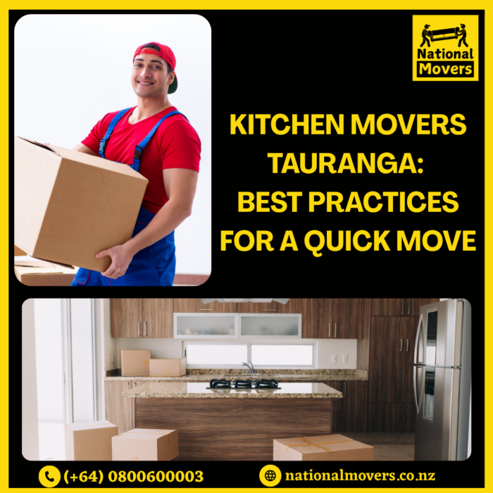 Kitchen Movers Tauranga: Best Practices for a Quick Move