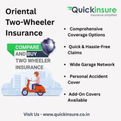 Buy Oriental Two-Wheeler Insurance Online – Quickinsure Makes It Simple
