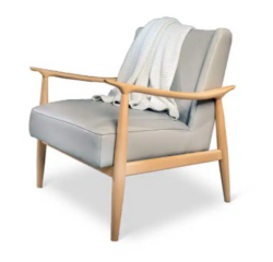 Zac Leather Arm Chair