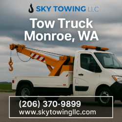 Reliable Tow Truck in Monroe, WA – Fast Response by Sky Towing
