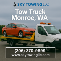 Fast & Reliable Tow Truck Monroe WA – Sky Towing LLC