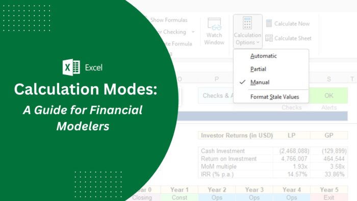 Excel Calculation Modes: A Guide for Financial Modelers