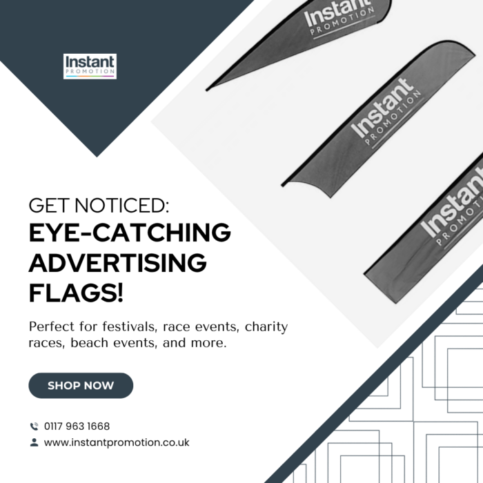 Get Noticed: Eye-Catching Advertising Flags!