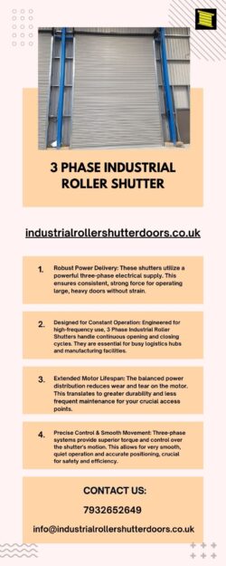 Powerful 3 Phase Industrial Roller Shutter Solutions for Demanding Operations