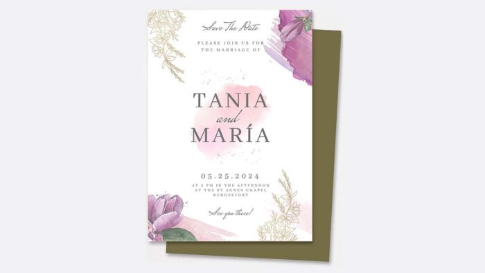 Wedding Invitation Cards with Fast Printing Service