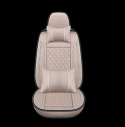 Beige Fancy Sports Car Seat Covers
