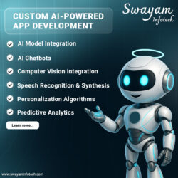 Custom AI-powered App Development – Swayam Infotech