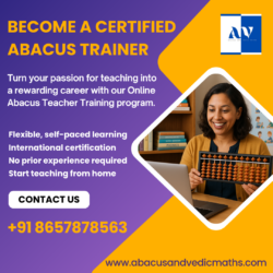 Become a Certified Abacus Trainer from Home!