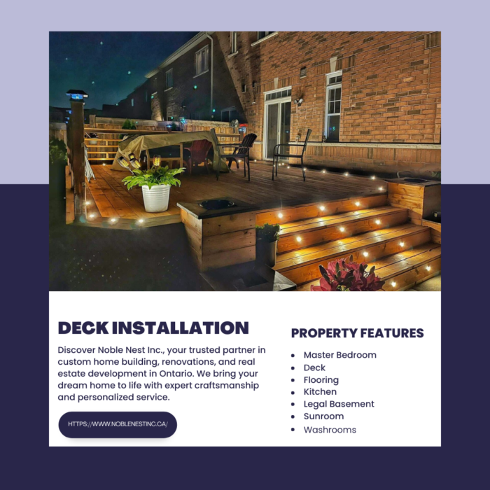 Deck Installation in Toronto
