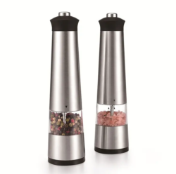 Convenient Seasoning with Electric Salt and Pepper Grinder