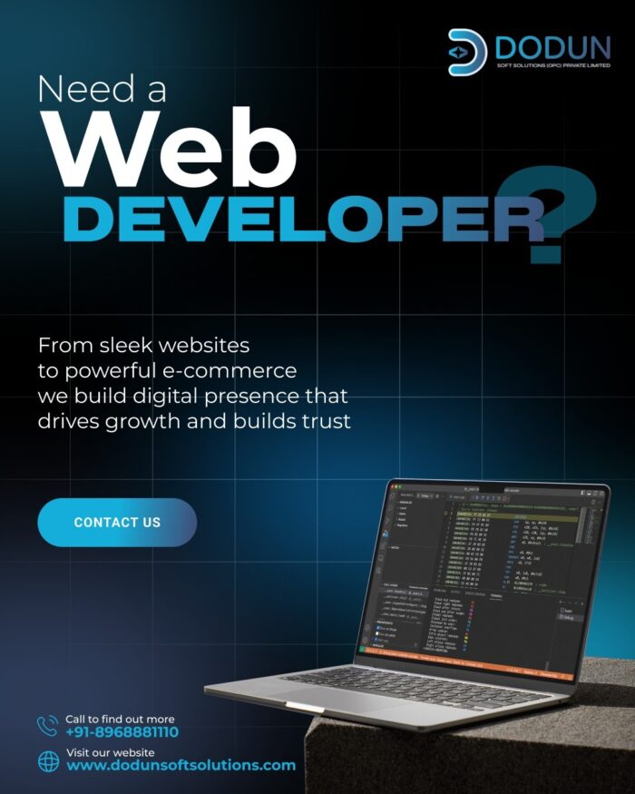 Custom Website & E-Commerce Development by Dodun Soft Solutions!