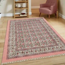 Vibrant Charm: Add Warmth with Pink & Purple Rugs