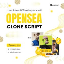 Launch your NFT Marketplace with Opensea clone script